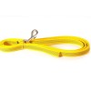 Leine, gummiert, 20mm breit,  ohne Handschlaufe Farbe: gelb Länge: 5m