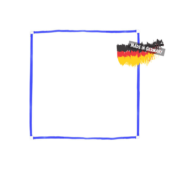 Obedience-Boxband, prüfungsordnungskonform, 3x3m, 25mm breit