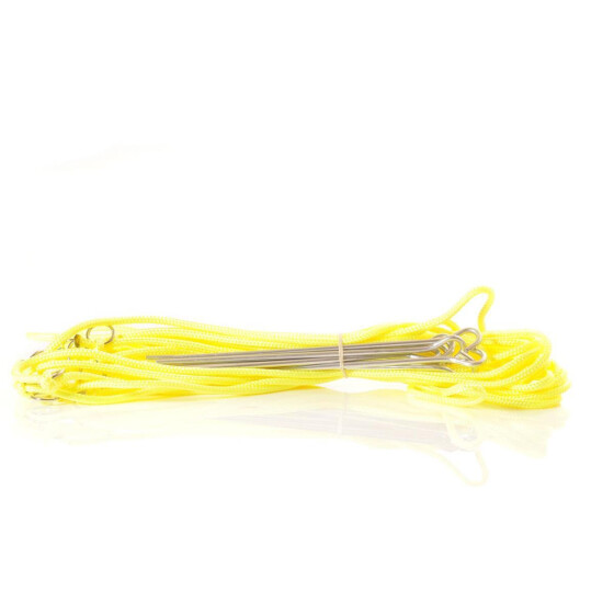 Kreisband/Kreisumrandung zum Aufspannen eines Kreises mit ca. 4m Durchmesser, Farbe: zitronengelb