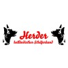 Emaille-Tasse 0,3l mit Hunderasse, zweifarbig, rot-weiß Hollandse Herder