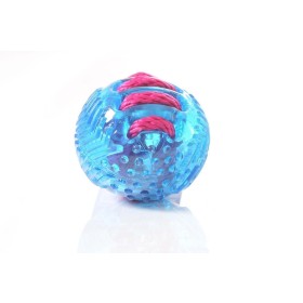 TPR-Ball mit Nylon-Einsatz blau, 8,5cm