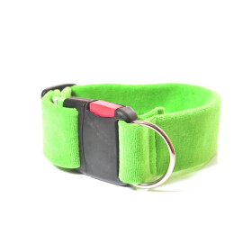 Halsband, Gurtband bezogen mit Stoff