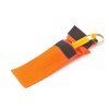 Schlüsselanhänger aus Gurtband, zweifarbig mit Tasche