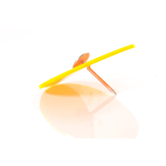 Target, plexiglas Größe L (13 cm) neonorange