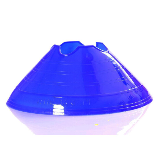 Muldenhaube, 20 cm Durchmesser Blau 7cm Höhe