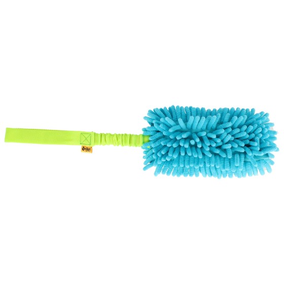 Mop-Zergel am Bungeseil mit Handschlaufe Breite 7 cm, Länge: 18 cm (ohne Band) Farbe: türkis/grün