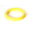 Vollgummi-Ring in zwei Farben L (15 cm Durchmesser) gelb