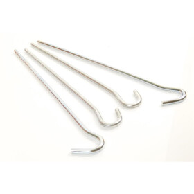 Erdhaken-Set aus 4 Erdhaken, rostfrei, Stahl verzinkt