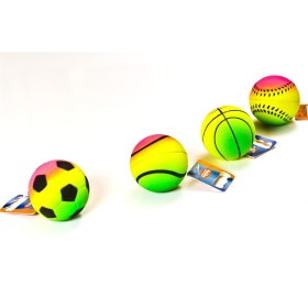 Moosgummi-Ball in neonfarben in vier Varianten
