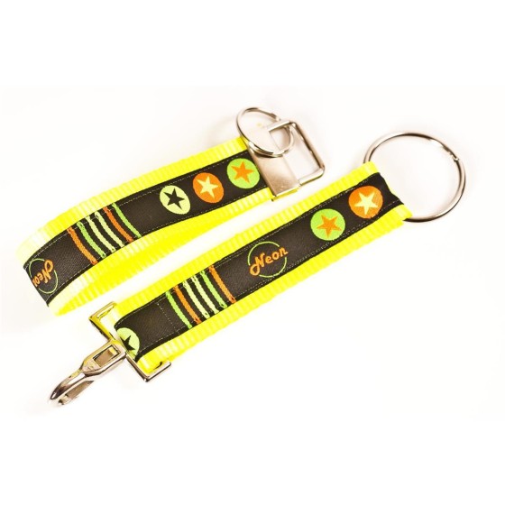 Clickerband, Schlüsselband, Schlüsselanhänger, 25mm breit, verschiedene Ausführungen und Farben